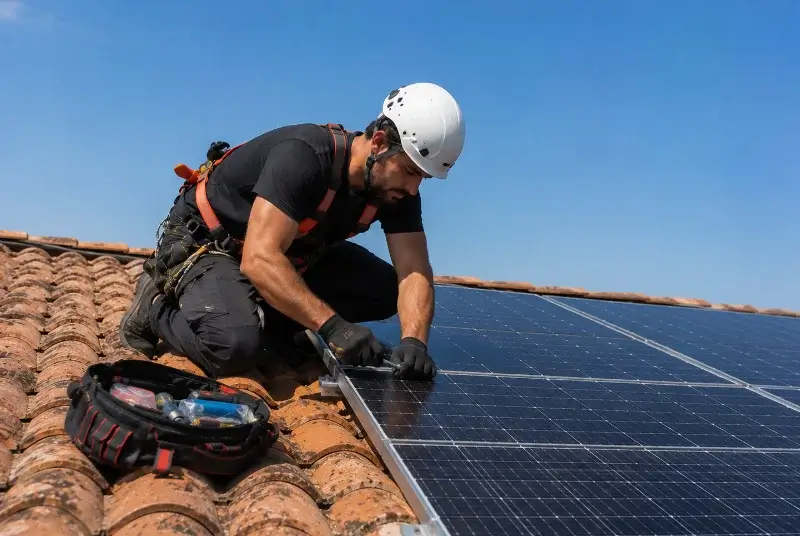 Maintenance et monitoring de panneaux solaires à Saint-Hilaire-la-Forêt