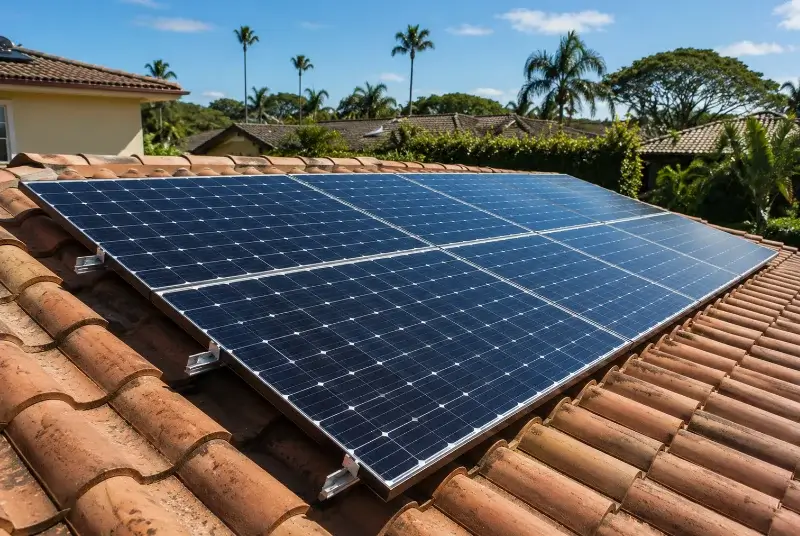 Installation de panneaux solaires à Saint-Hilaire-la-Forêt